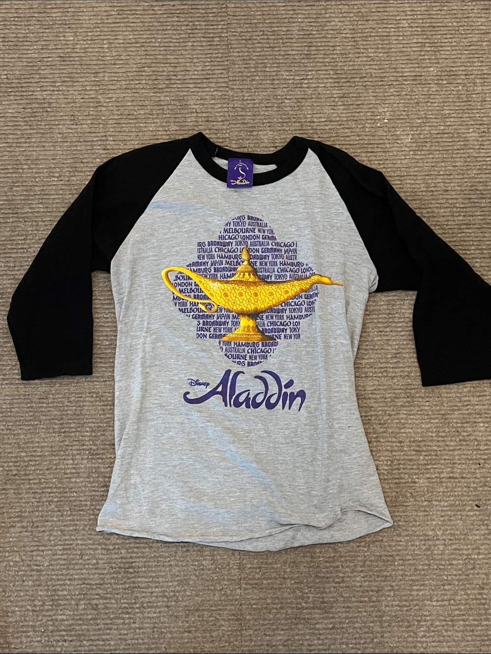 Disney Aladdin on Broadway Raglan Tee